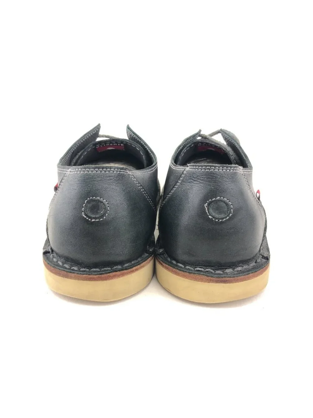 Oliberte Blue Leather Moc Toe Shoes EUr 44